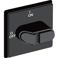 Ручка управления для установки на дверь для OT16...80F / черный, IP54 ABB OHBS1AH