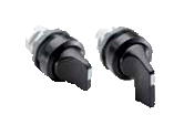 Переключатель M2SS4-20B (короткая ручка) черный 2-х позиционный без подсветки с фиксацией ABB