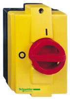 Трехп главный/аварийный выключатель-разъединитель закрытого исполнения 16а Schneder Electrc