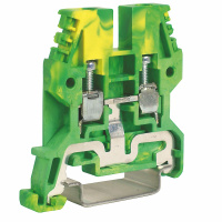 Клеммник для заземления желто-зеленый 4 кв.мм DKC TEO.4