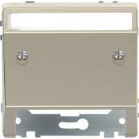 Накладка наклонная c полем для надписи Merten D-Life Сахара