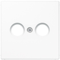 Накладка TV-FM розетки Jung Белый