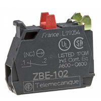 Блок контактный 1НЗ 3A 240В для кнопок и переключателей Schneider Electric XB4/XB5