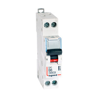 Автоматический выключатель 1P+N 6A B 6kA Legrand DX3