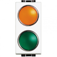 Сигнальный элемент, оранжевая/зеленая 1 модуль для ламп 11250L-11251L-11252L Bticino