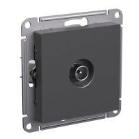 SE AtlasDesign TV Розетка оконечная Базальт 1DB механизм