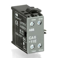 Контакт дополнительный боковой 1НО+1НЗ для В6, В7 ABB CA6-11-E
