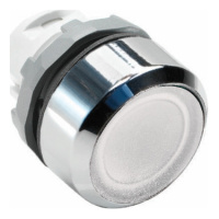 Кнопка MP1-21W белая только корпус с подсветкой без фиксации ABB
