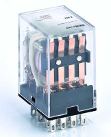 Реле промежуточное 4 конт. с LED инд. 5А 36В AC DEKraft ПР-102