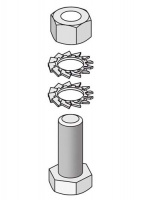 Направляющая для соединения цоколей, установленных один над другим ABB TriLine-R