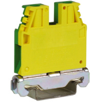 Клеммник для заземления желто-зеленый 6 кв.мм DKC TEC.6/O