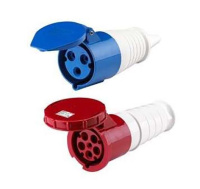 Розетка переносная 213 2Р+РЕ 16А 220В IP44 РП-102 DEKraft