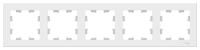 Рамка 5-постовая универсальная Schneider Electric AtlasDesign Белый