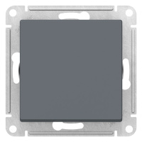 Выключатель 1-клавишный сх.1 10AX механизм Schneider Electric AtlasDesign Грифель