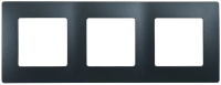Рамка 3-постовая Legrand Etika Антрацит