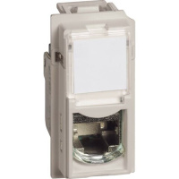 Песочный Розетка компьютерная RJ45 cat6a STP 1 мод Bticino LivingNow