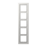 Рамка 5-постовая Jung LS-design Светло-серый (дуропласт)