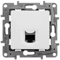 Розетка RJ45 категория 5e UTP IEK Etika Белый