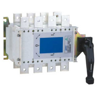 Перекидной рубильник NH40-1250/3CS ,3P ,1250А, 3 положения I-0-II  , стандартная рукоятка управления  CHINT