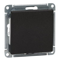 W59 1-клавишный Выключатель, 10АХ, механизм, черный бархат Schneider Electric