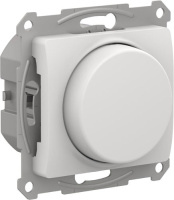 Светорегулятор (диммер) повор-нажим LED RC 315Вт механизм Schneider Electric Glossa Белый 