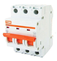 Автоматический выключатель 3P 1A C 4,5kA TDM ELECTRIC  ВА47-29