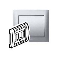 Накладка телефонной розетки TDO Legrand Galea Life Алюминий