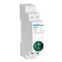 Индикатор ND9-1/w  белый , AC/DC230В (LED)   CHINT