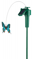 Светильник садовый на солнечной батарее "Порхающая бабочка" пластик цветной 42 см Эра