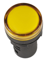 Лампа AD22DS (LED) матрица d22мм желтый 36В AC/DC IEK