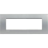 Рамка прямоугольная 7 мод Bticino Living Light Алюминий