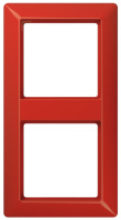 Рамка 2-постовая Jung AS 500 Красный