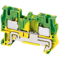 Клем втыч.с заземл, 2тчк, 4мм,Желт-зел Schneider Electric