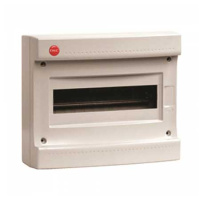 Щиток настен.без двер.18мод.,IP40,сер.,с усил. клем.блок.1х87318 DKC