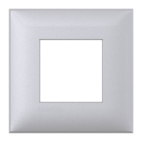 Рамка ARTLEBEDEV, "Avanti", "Закаленная сталь", 2 модуля DKC