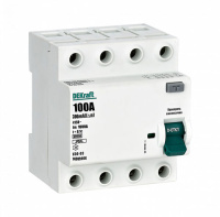 УЗО-03 4P 100A 300mA тип A 6кА DEKraft ВДТ