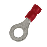 Наконечник с отверстием под винт и изолир.фaланцем ПВХ легкий ввод жилы 0.25-1.5кв.мм М8 d8.4мм (НКИ)