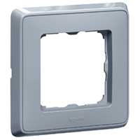 Рамка 1-постовая Legrand Cariva Жемчужно-серый