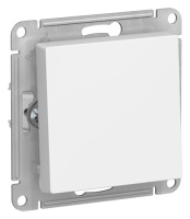 SE AtlasDesign Выключатель 1-клавишный 2-полюсный Белый 10А мех