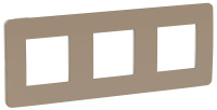 Рамка 2-постовая Schneider Electric Unica New Studio Color Песочный/Бежевый