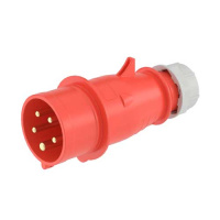 Вилка кабельная IP44 32A 3P+E+N 400В DKC