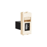 USB 3.0 розетка модульная, тип А-А, "Avanti", "Ванильная дымка", 1 модуль DKC