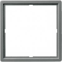 Рамка промежуточная квадратная для устройств с накладками 50x50мм Gira Edelstahl Сталь