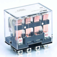 Реле промежуточное 4 конт. с LED инд. 10А 24В AC DEKraft ПР-102