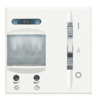 Диммер кнопочный резистивной/индуктивной нагрузки 20-600 Вт 2 мод Bticino Axolute Белый