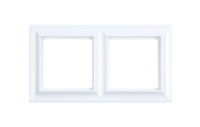 Рамка 2-постовая Jung Eco Profi STANDART Белый