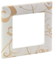 Рамка 1-постовая Legrand Valena Life Ампир Белый