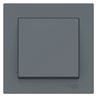 Выключатель 1-клавишный сх.1 10AX в сборе Schneider Electric AtlasDesign Грифель