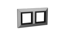Рамка из металла, "Avanti", темно-серый, 4 модуля DKC