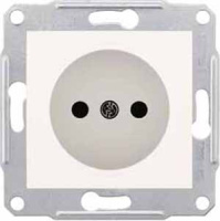 Розетка 1-я без заземления Schneider Electric Sedna Бежевый